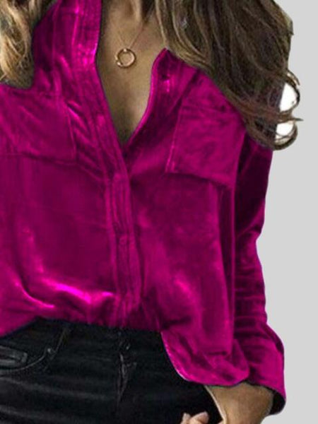 Copia de camisa con cuello abotonado y bolsillos en el pecho - ¡EXCLUSIVO EN LÍNEA!