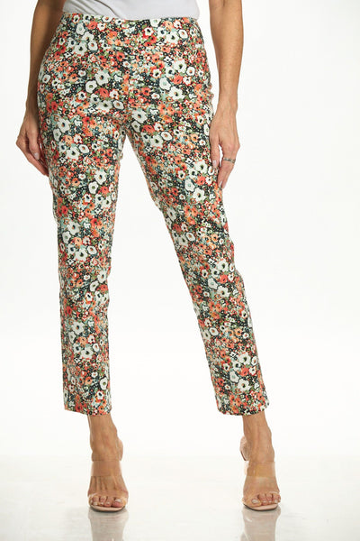 Krazy Larry Garden Print Ankle Pants