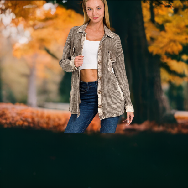 Cheyenne Acid Washed Shacket