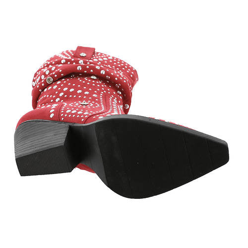 Botas con tachuelas rojas estelares de Very G