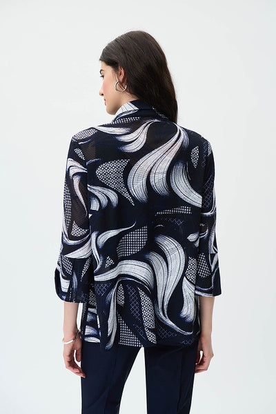 Ayla Swirl Shirt/Jacket by Joseph Ribkoff