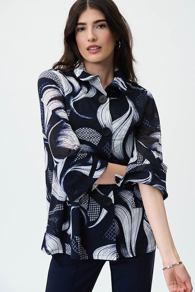 Ayla Swirl Shirt/Jacket by Joseph Ribkoff