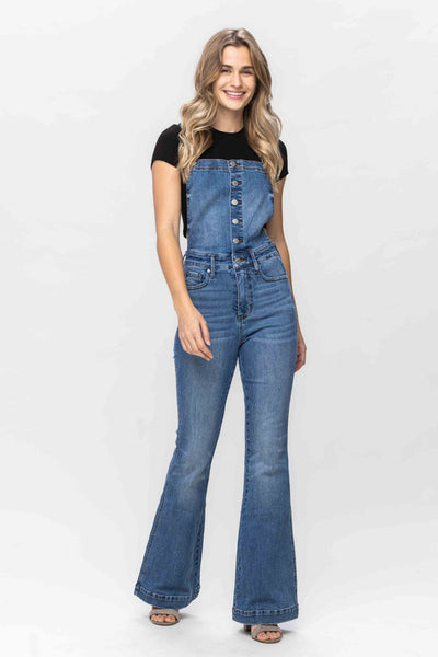 Whitney Hi-Rise Tummy Control Overalls by Judy Blue