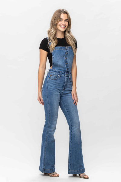 Whitney Hi-Rise Tummy Control Overalls by Judy Blue
