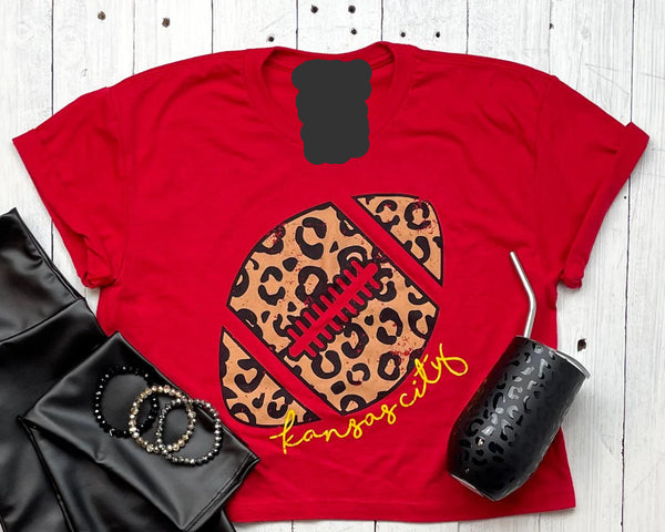 Camiseta corta de fútbol KC Leopard para mujer