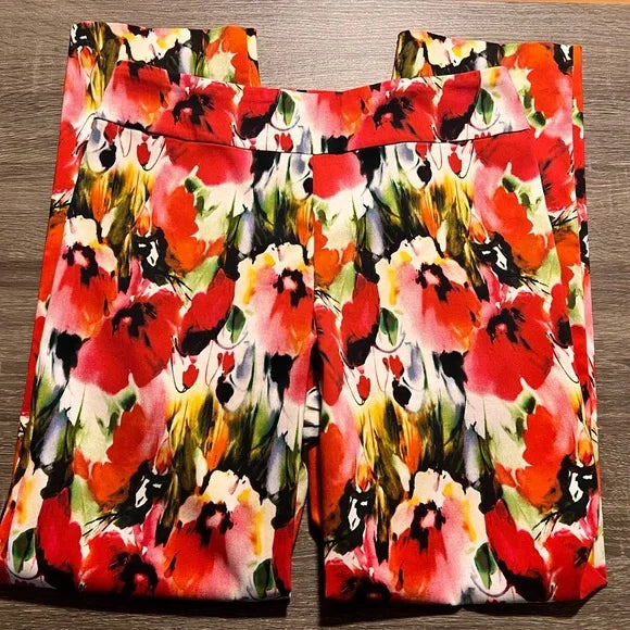 Krazy Larry Poppy Flower Pant