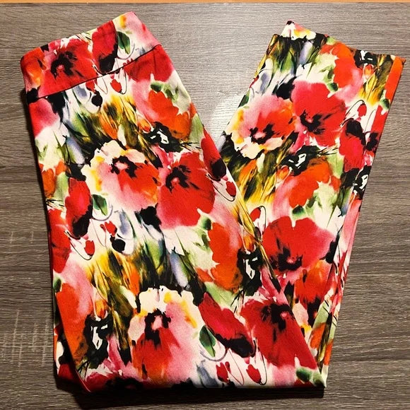 Krazy Larry Poppy Flower Pant