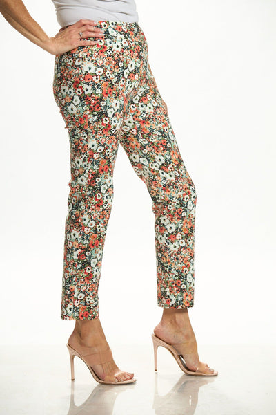 Krazy Larry Garden Print Ankle Pants