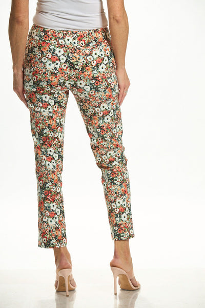 Krazy Larry Garden Print Ankle Pants