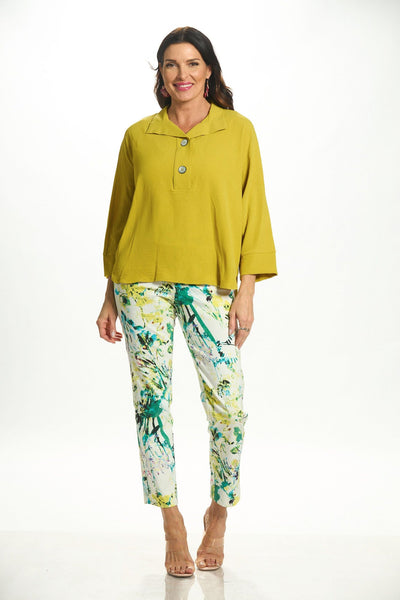 Krazy Larry Garden Leaves Capris