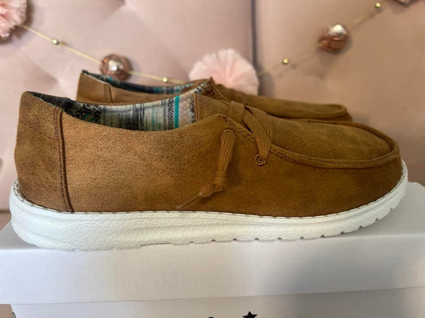 Gypsy Jazz by Very G Women's Candice Tan Lace Up Sneakers Casual Shoes