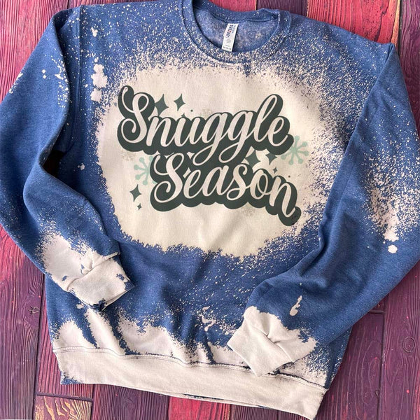 Kaelie Snuggle Season Bleached Sweatshirt