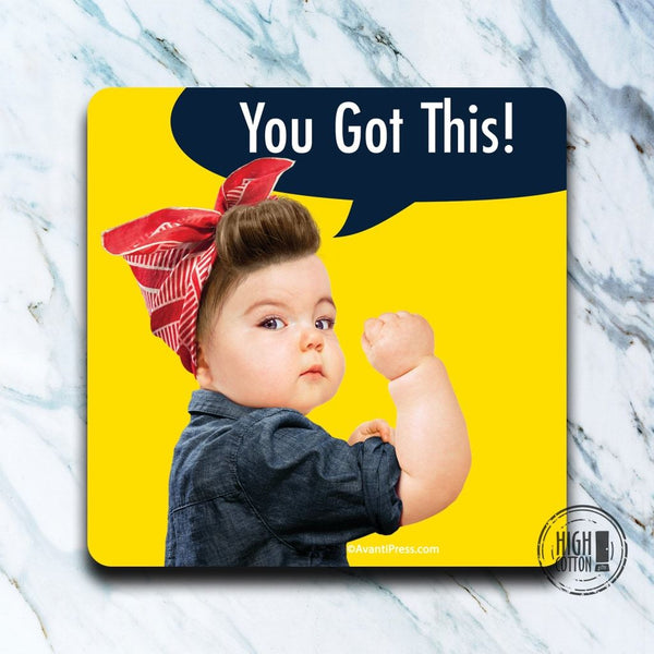 Posavasos altos de algodón