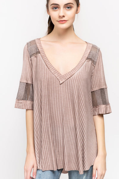 630 Becca Lightweight Ribbed Top