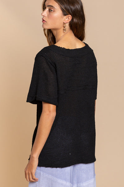 Annalei Waffle Knit Top