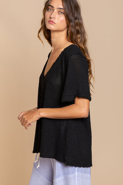 Annalei Waffle Knit Top