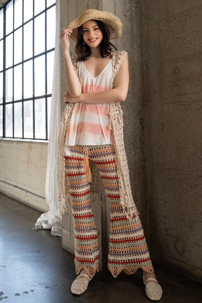 Cárdigan de encaje de ganchillo 100 Vera