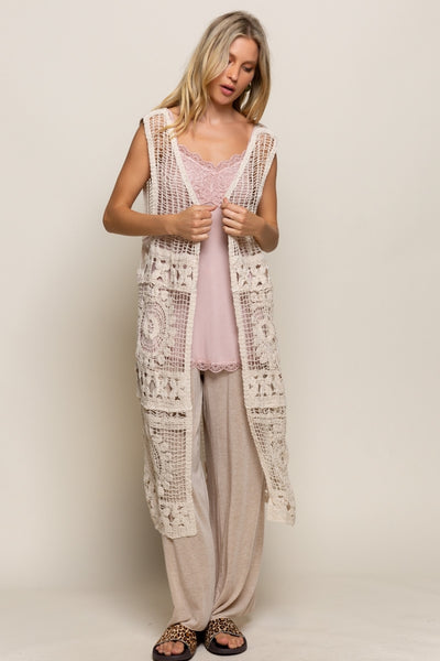 Cárdigan de encaje de ganchillo 300 Vera