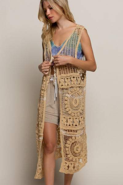 3000 Pandora Maxi Crochet Vest