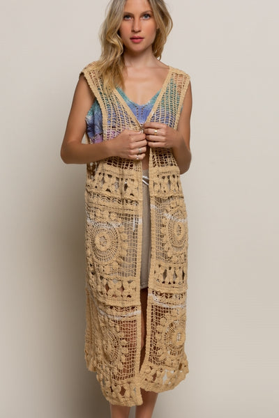 3000 Pandora Maxi Crochet Vest