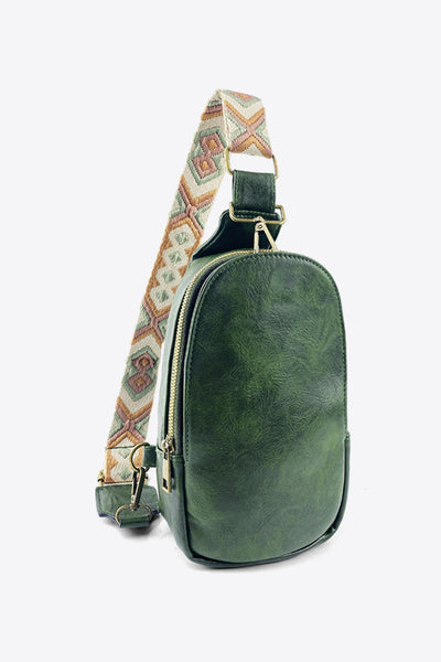 Adjustable Strap PU Leather Sling Bag - ONLINE EXCLUSIVE!