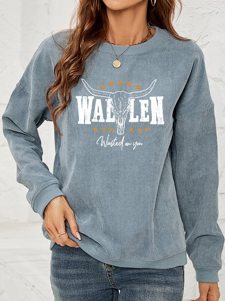 Sudadera con gráfico Wasted on You - ¡EXCLUSIVO EN LÍNEA!