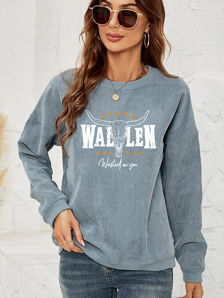 Sudadera con gráfico Wasted on You - ¡EXCLUSIVO EN LÍNEA!