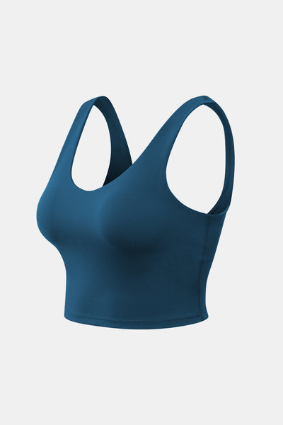 Camiseta sin mangas activa con cuello redondo y corta Nellie - ¡EXCLUSIVO EN LÍNEA!