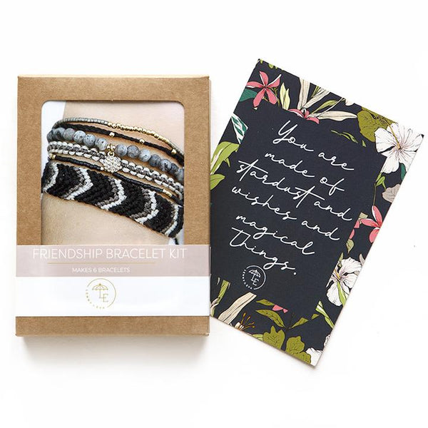 2203 Kaycie Friendship Bracelet Kit, Black