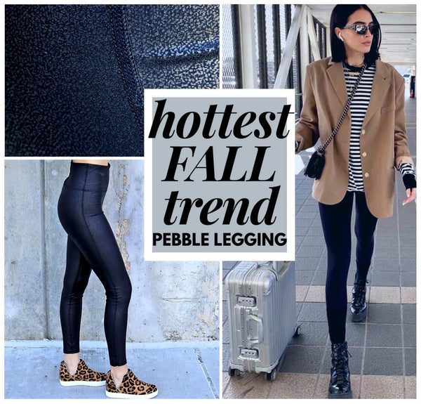88767 Trina Black Pebble Leggings