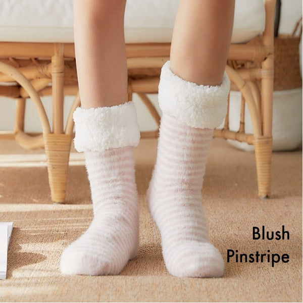 103020 Christmas Stocking Stuffer Fuzzy Socks