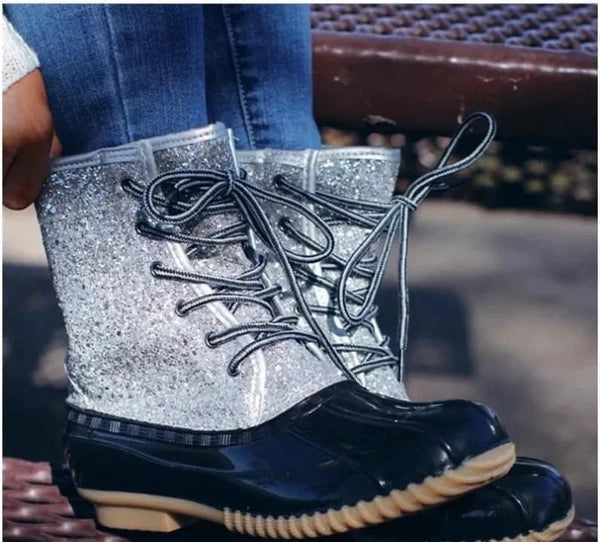 11120   Lace-Up & Slip-On Duck Boots