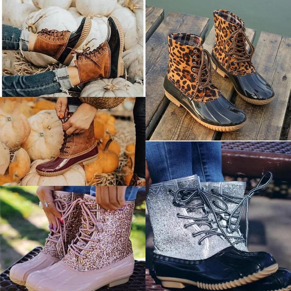 11120 Lace-Up & Slip-On Duck Boots
