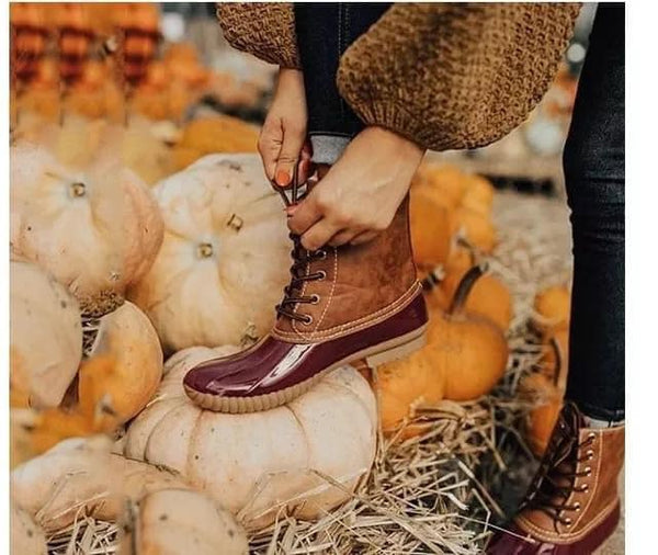 11120   Lace-Up & Slip-On Duck Boots
