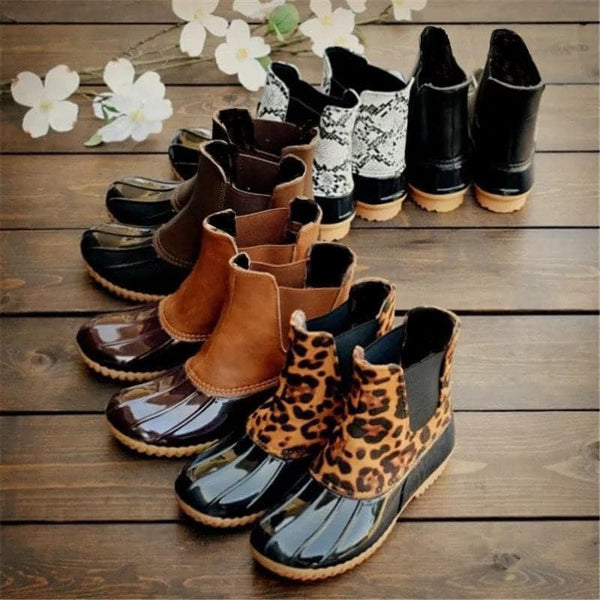 11120   Lace-Up & Slip-On Duck Boots