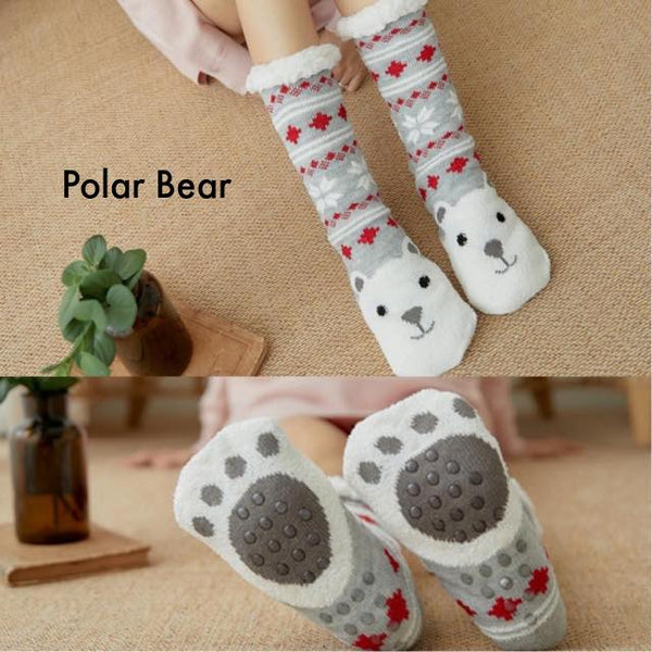 103020 Christmas Stocking Stuffer Fuzzy Socks