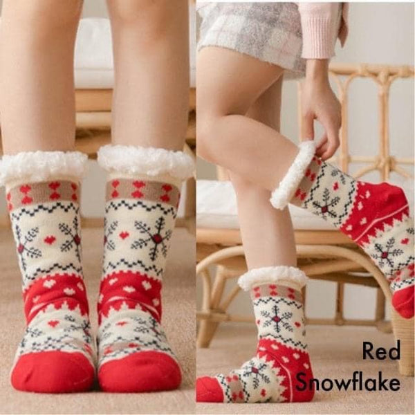 103020 Christmas Stocking Stuffer Fuzzy Socks