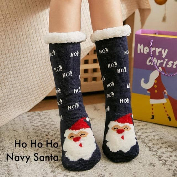 103020 Christmas Stocking Stuffer Fuzzy Socks