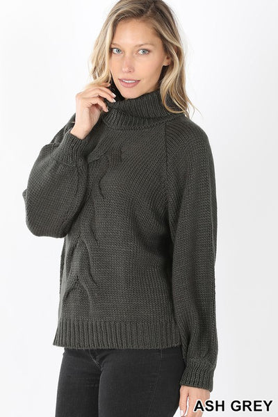 21027   EmmyLou Chunky Cable Knit Sweater