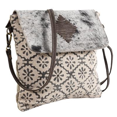 Olay Bags Aztec Print/Faux Fur Crossbody Bag - LB192