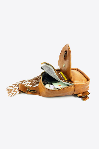 Adjustable Strap PU Leather Sling Bag - ONLINE EXCLUSIVE!