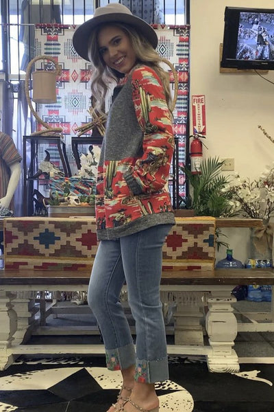 Wesleigh Western Zip Up Jacket