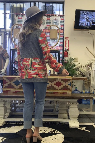 Wesleigh Western Zip Up Jacket