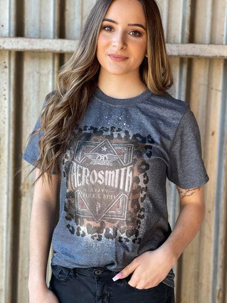 10685 Tiphany Aerosmith Graphic T-Shirt