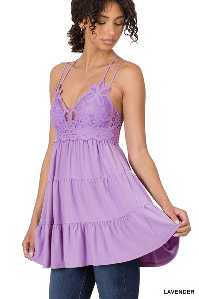 6348 Symphony Multi-Tiered Bralette Top/Dress - Reg & Plus!