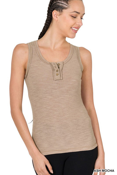 3159 Tish Ribbed Tank Top - Reg Only!