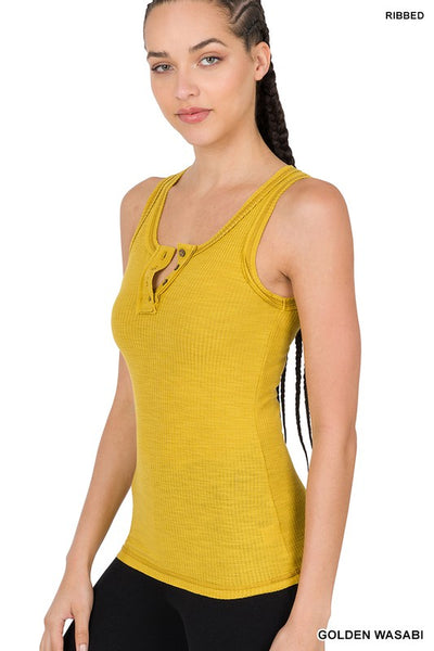 3159 Tish Ribbed Tank Top - Reg Only!