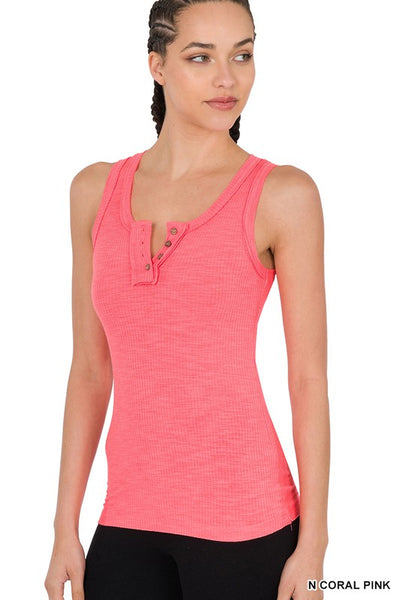 3159 Tish Ribbed Tank Top - Reg Only!