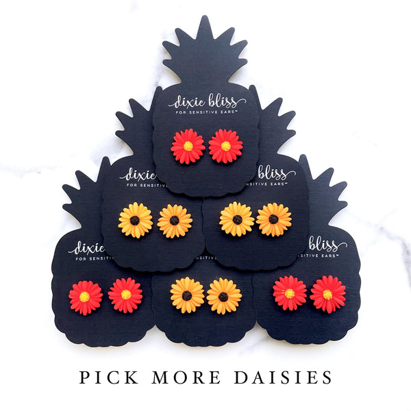 1540 Pick More Daisies Earrings by Dixie Bliss