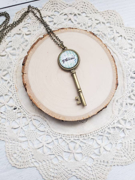 360 Hazel Key Necklace - 30" Chain